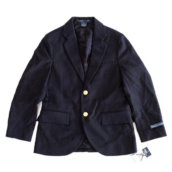 Polo Ralph Lauren The Iconic Doeskin Blazer Little Boys' Navy $475 - Size 8Y New - Picture 3 of 11